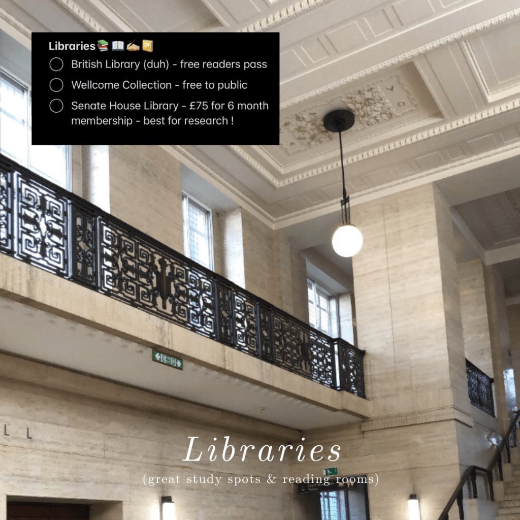 Best libraries in London